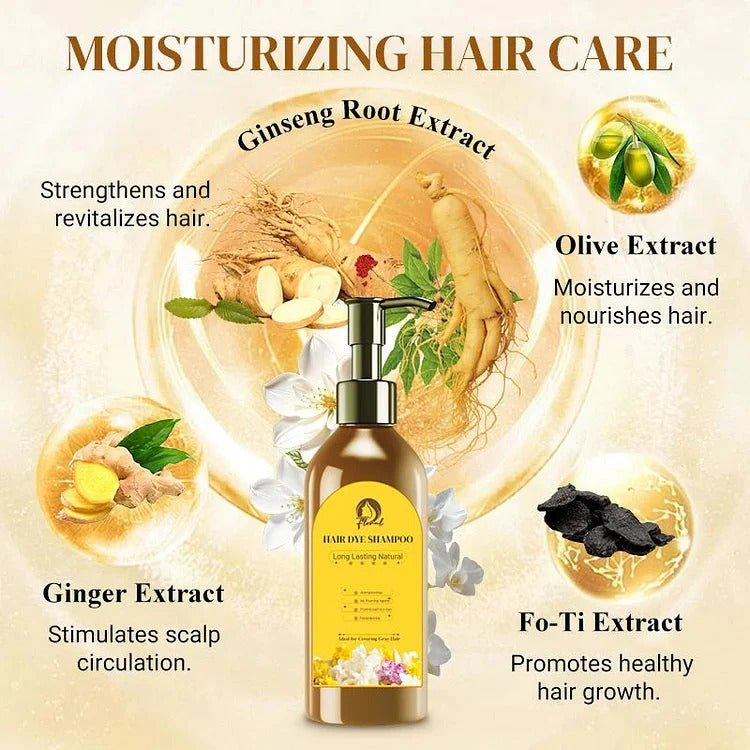 Long Lasting Natural Hair Dye Shampoo - 2